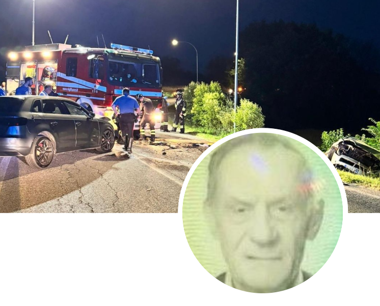 FRONTALE A RUSTICO, UN'AUTO AVREBBE TAGLIATO UNA SEMICURVA: PERDE LA VITA GINO GIULIODORI, 86 ANNI