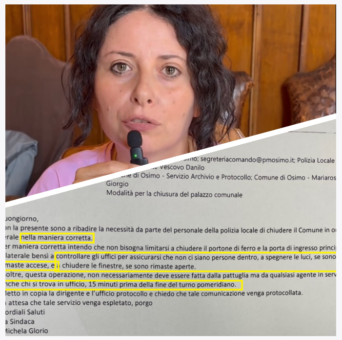 LA GLORIO IN VERSIONE PODESTÀ, ECCO L'EDITTO "DELLE TAPPARELLE": AGENTI TRASFORMATI IN BADANTI PER LA RONDA SERALE A PALAZZO COMUNALE