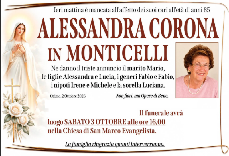 Alessandra CORONA in MONTICELLI